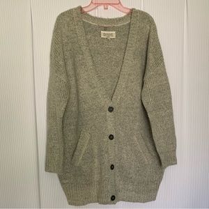 Propaganda Cardigan Mohair blend Grayish Beige Size Medium / Large